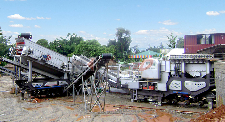 MYANMAR 130TPH Basalt Mobile Crushing Plant